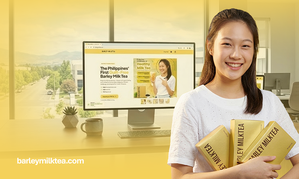 Barley Milk Tea Render